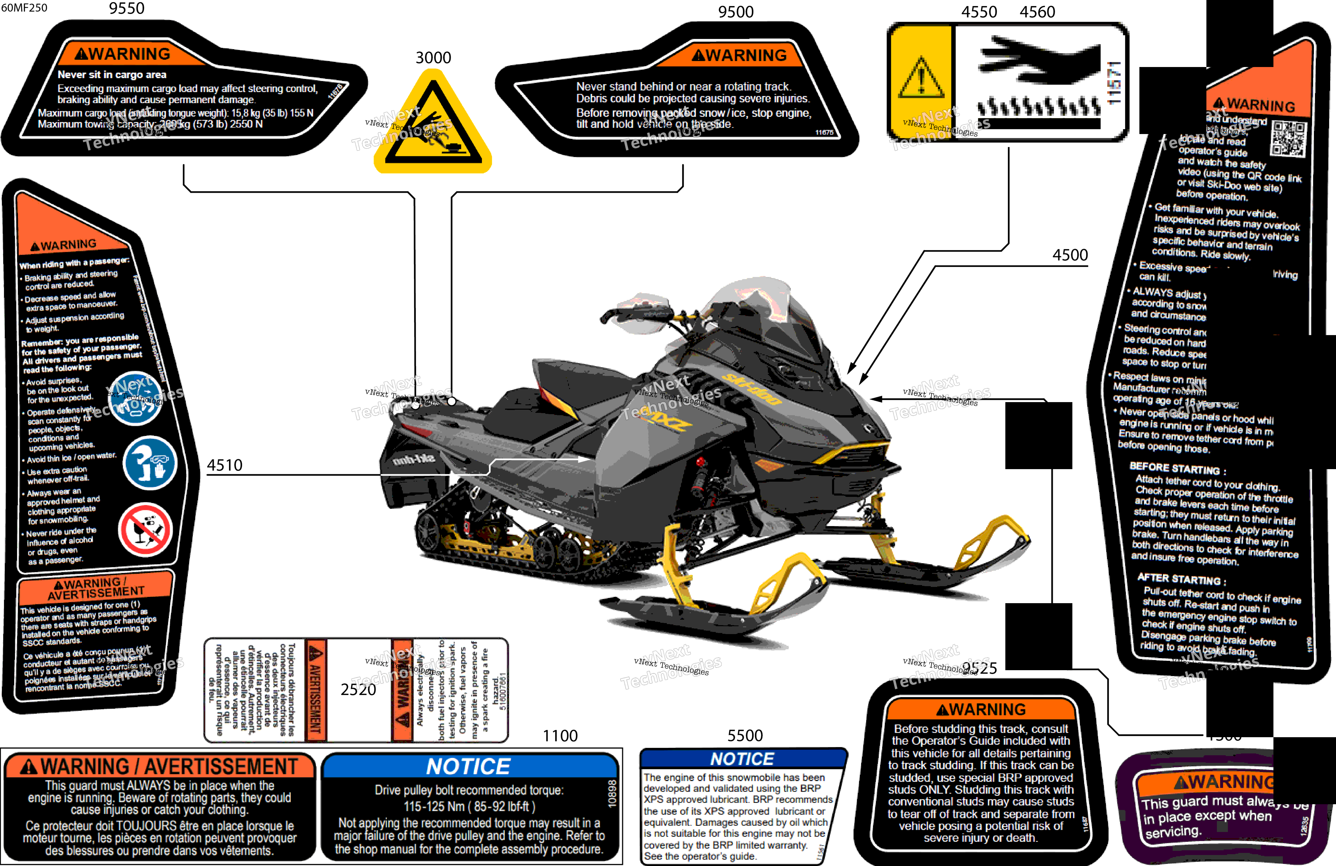 2026 MXZ - Adrenaline with Blizzard Package - 850 E-TEC - UDTB - Monument Gray - 15X137X1.25IR Track