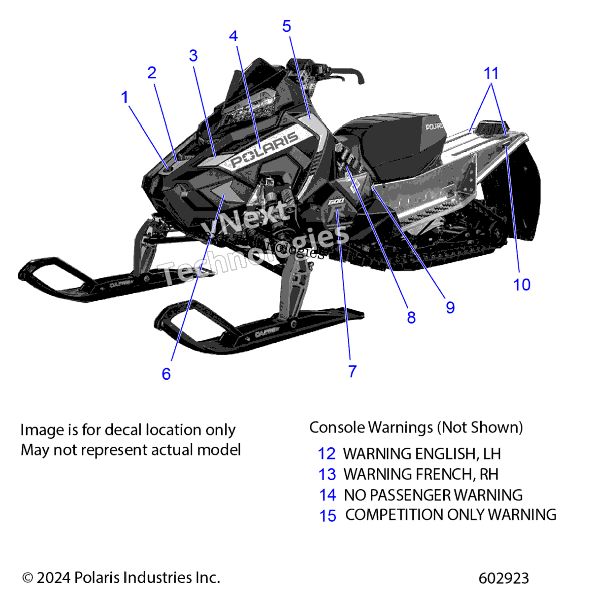 2025 600 RACER/INTL (S25MDX6DSA/6DEA)