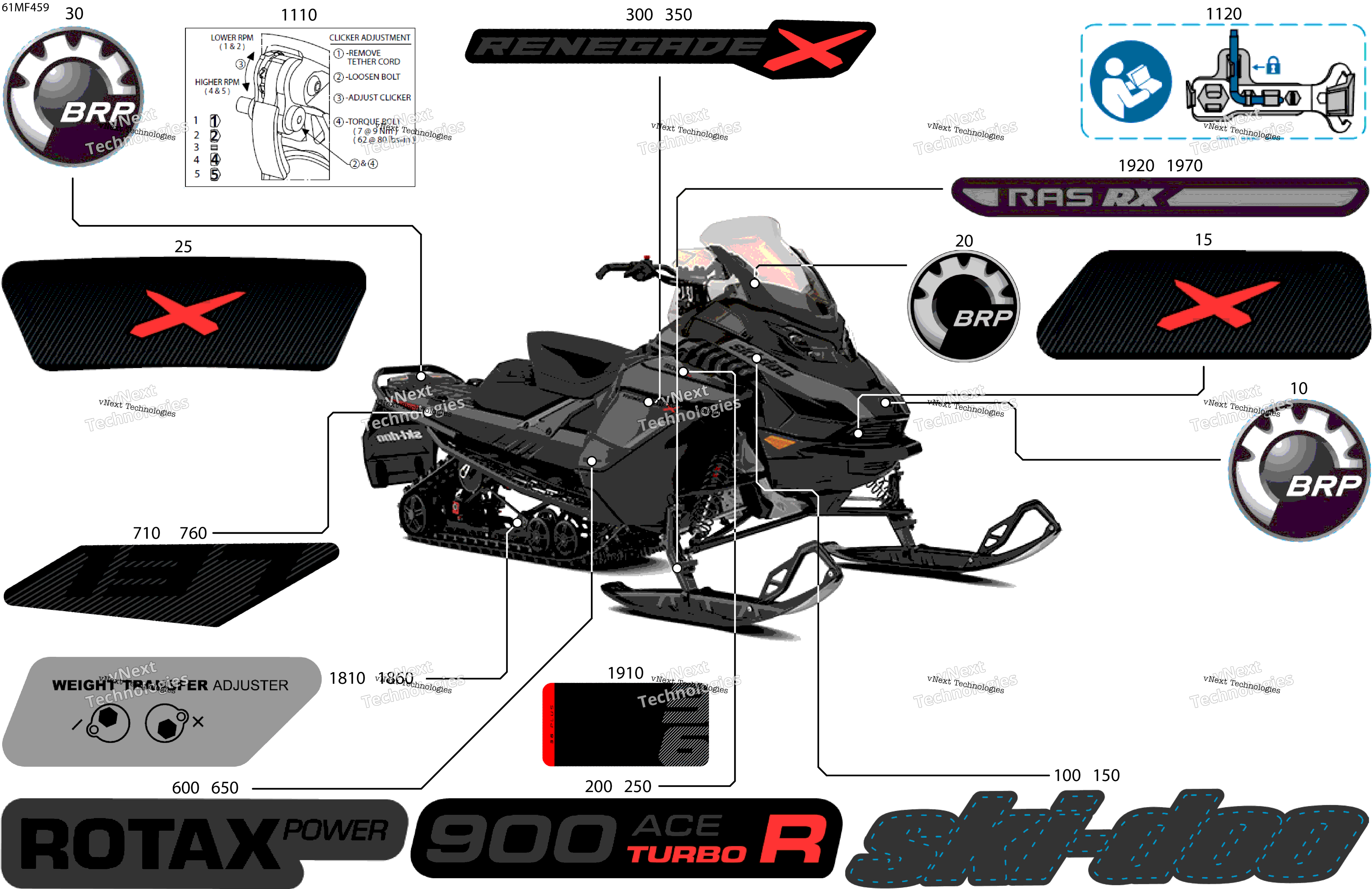 2026 RENEGADE - X - 900 ACE TURBO R - BSTB - Deep Black - 15X137X1.25IR Track