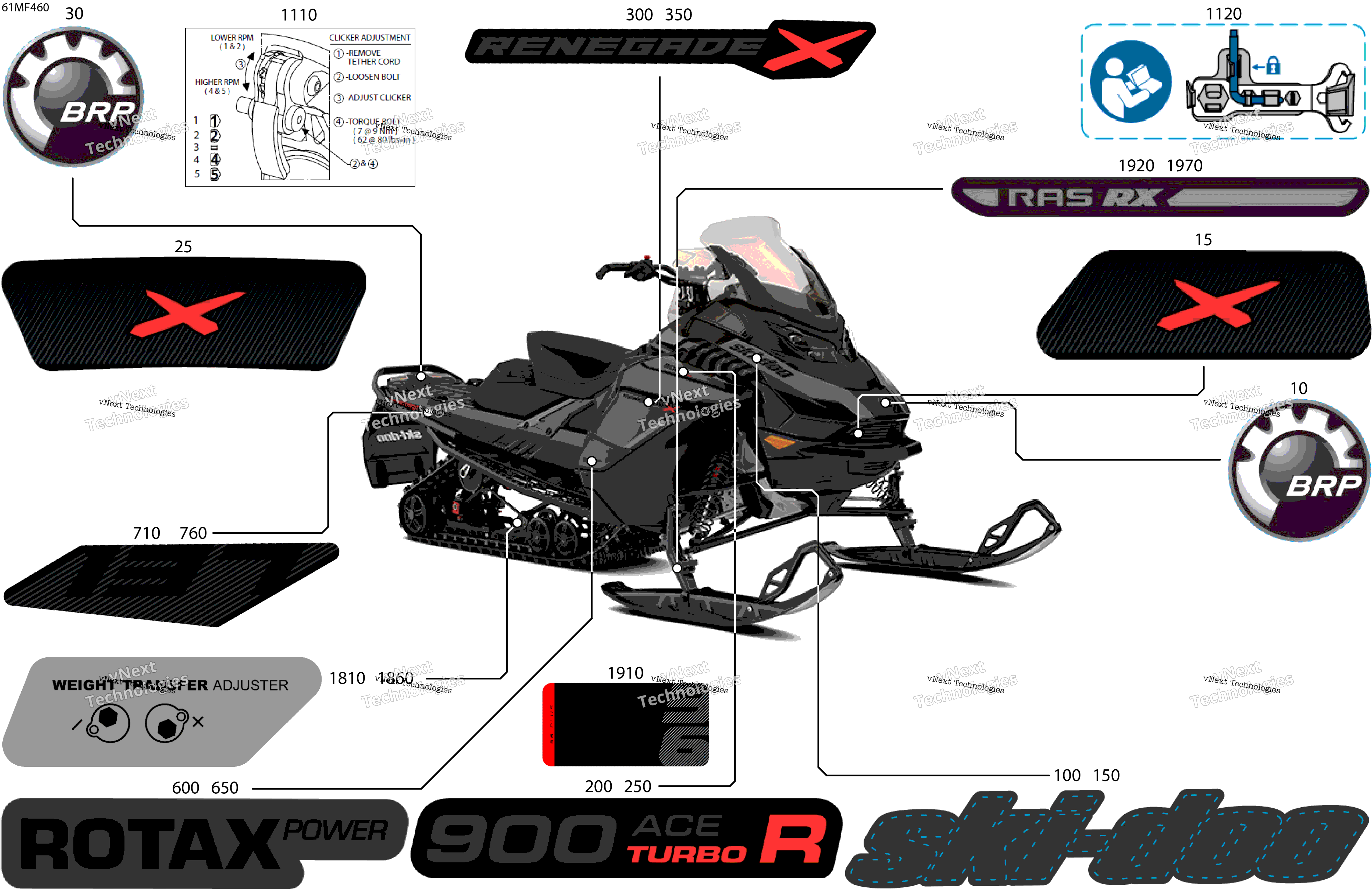2026 RENEGADE - X - 900 ACE TURBO R - BSTE - Deep Black - 15X137X1.25IR Track