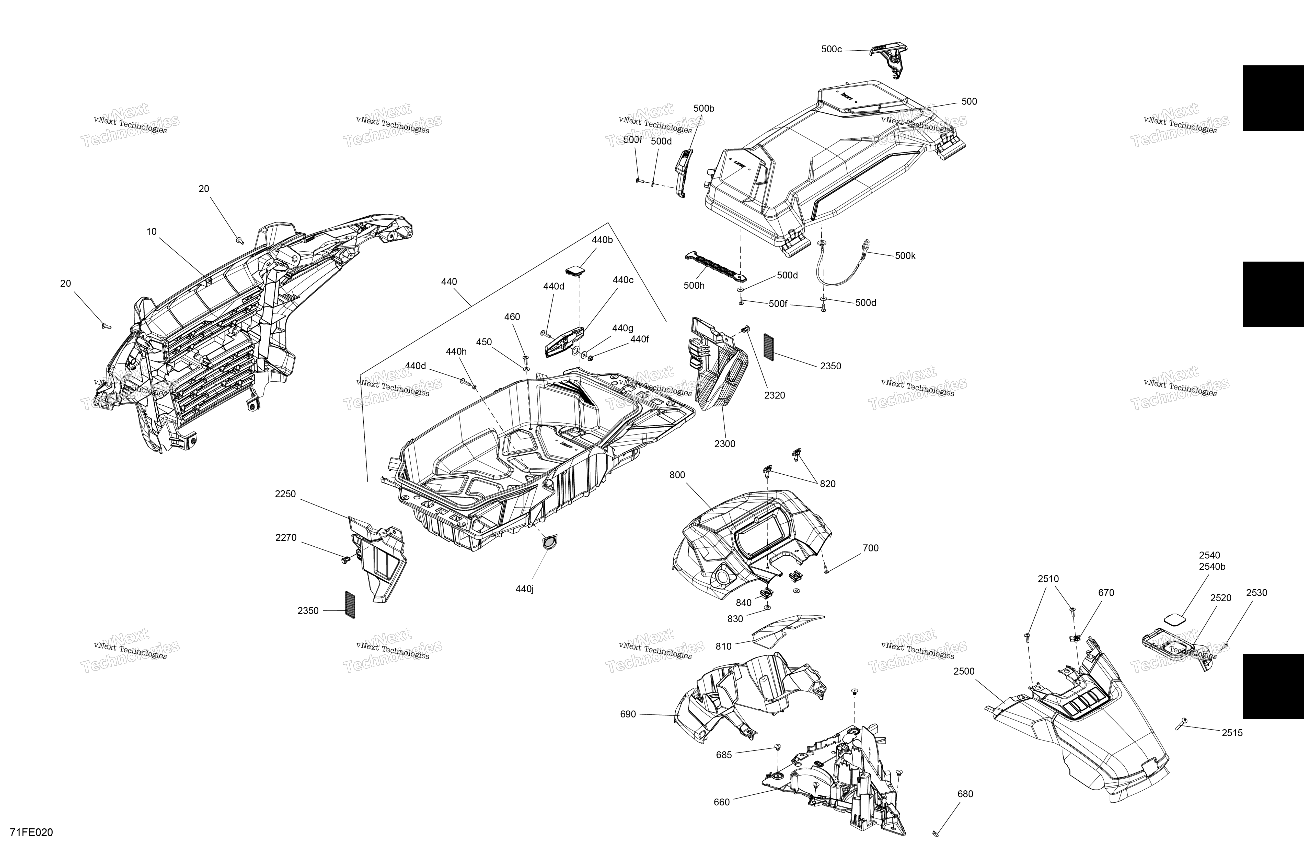 2025 OUTLANDER - 4X4 - XT - 700 - 1GSD - Platinum Silver Satin