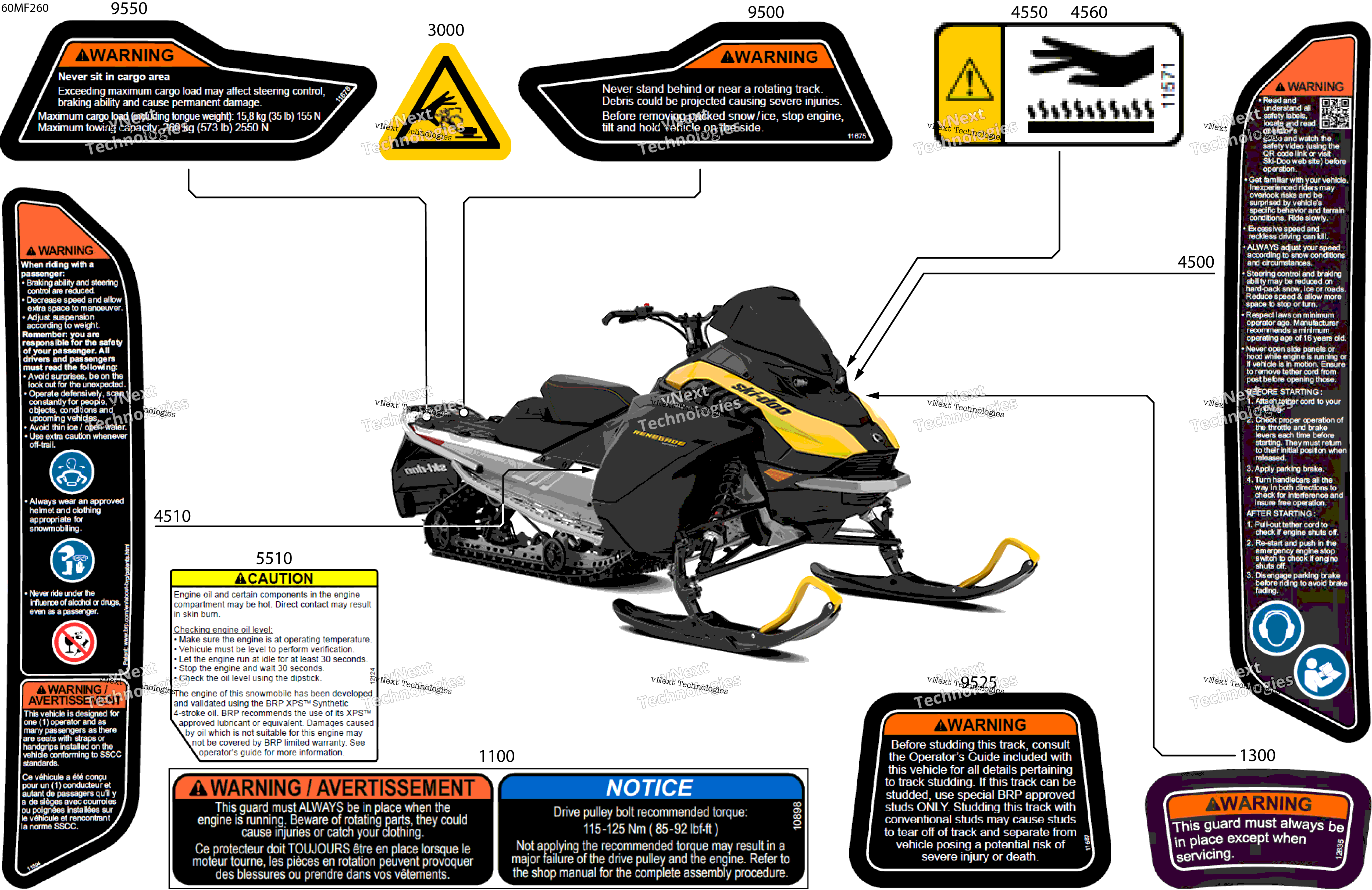 2026 RENEGADE - SPORT - 600 ACE - MCTA - Neo Yellow - 15X137X1.25RS Track