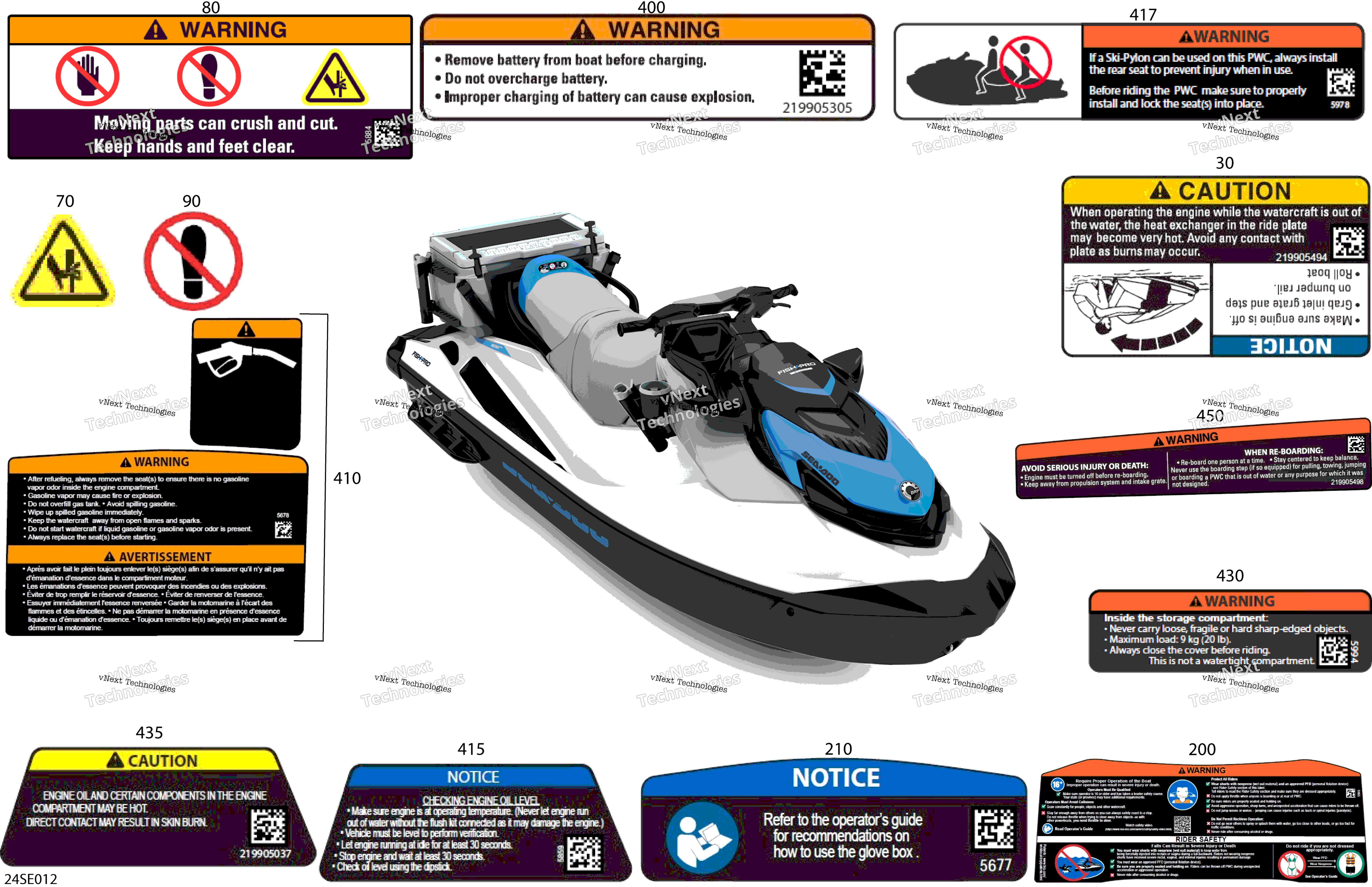 2025 FISH PRO SCOUT - 130 - Fish SC - 33SA - Bright White